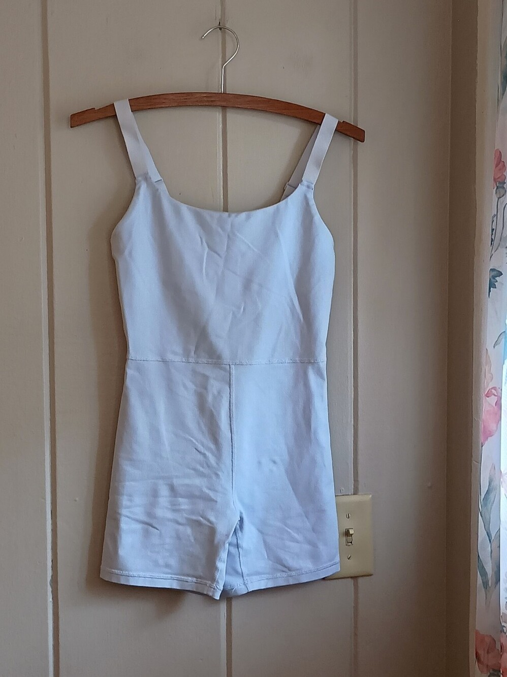 Light Blue Bike Shorts Romper